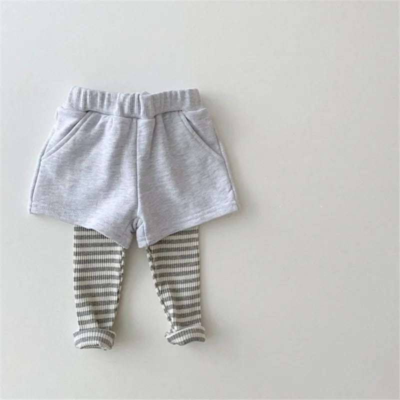 Baby Clothes Set Solid Hoodies and Pants 2 Pcs Boys Suit Casual Infant Sweatshirts Set